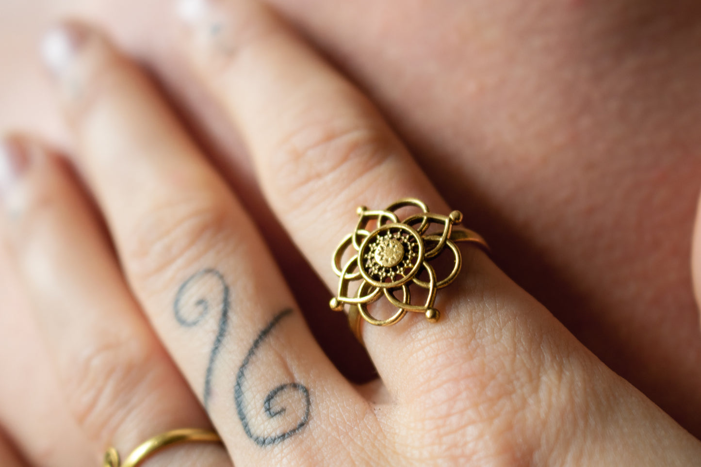 Golden Bloom Ring