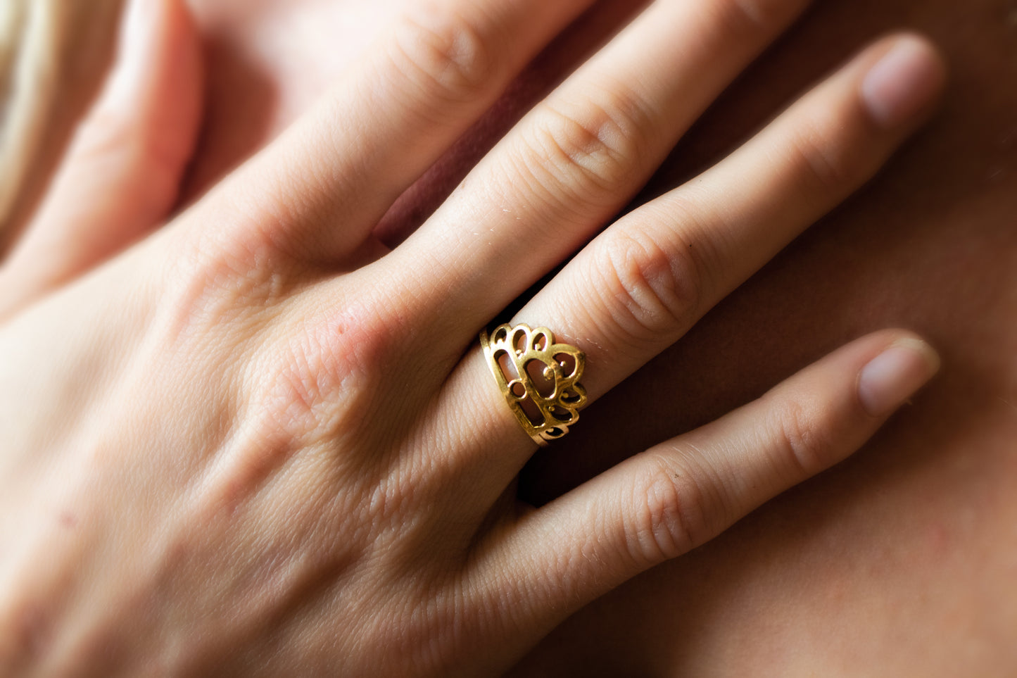 Half Mandala Ring