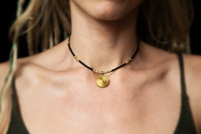 Spiral pendant necklace