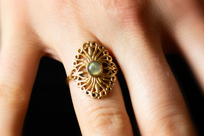 Golden Filigree Ring