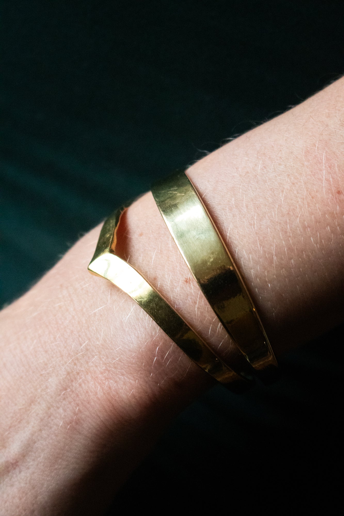 Minimalist Brass Bracelet