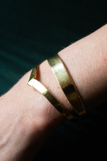 Minimalist Brass Bracelet