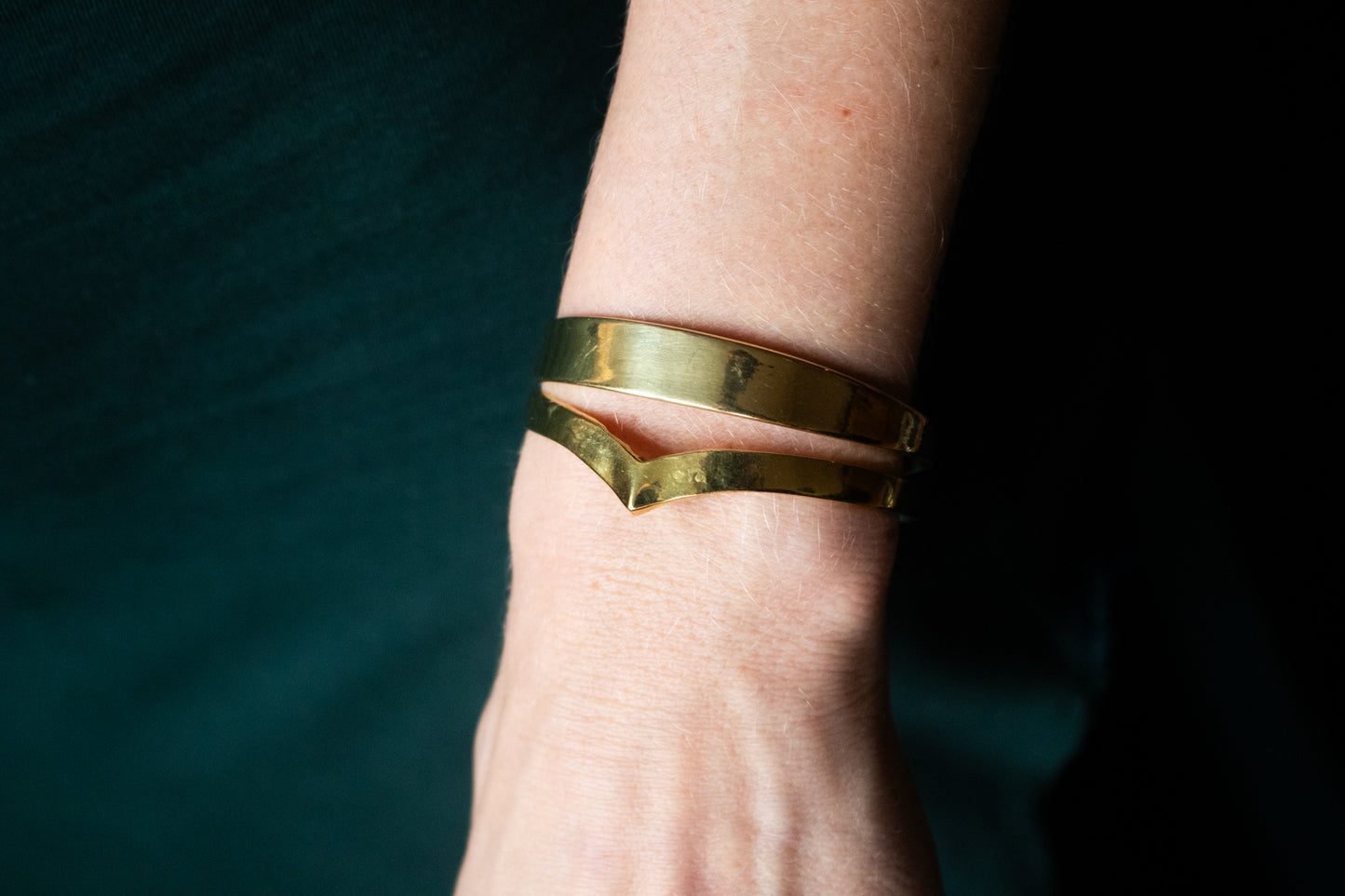 Minimalist Brass Bracelet
