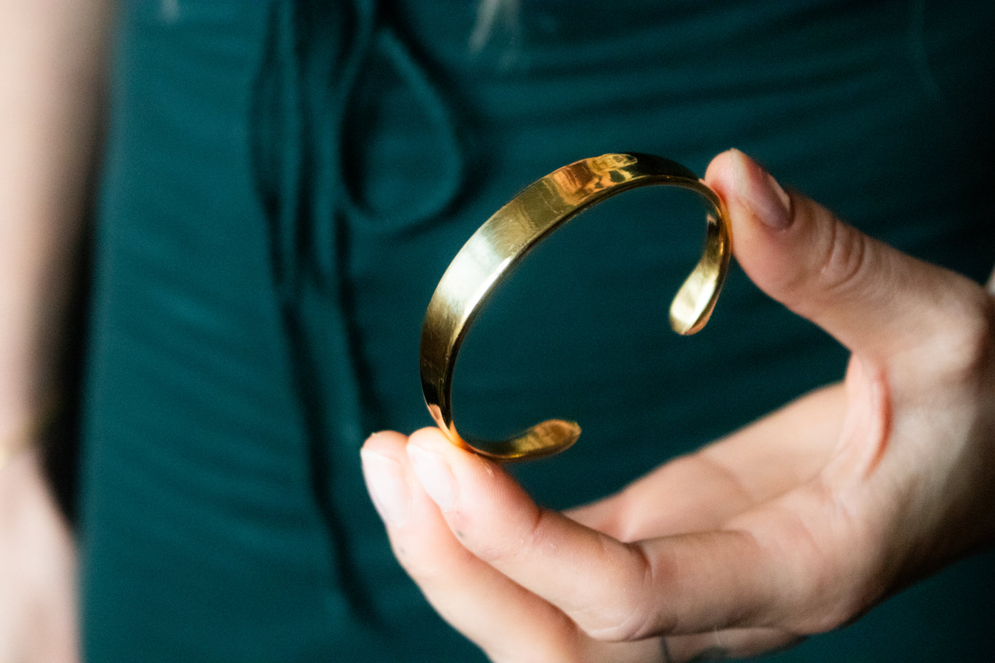 Minimalist Brass Bracelet