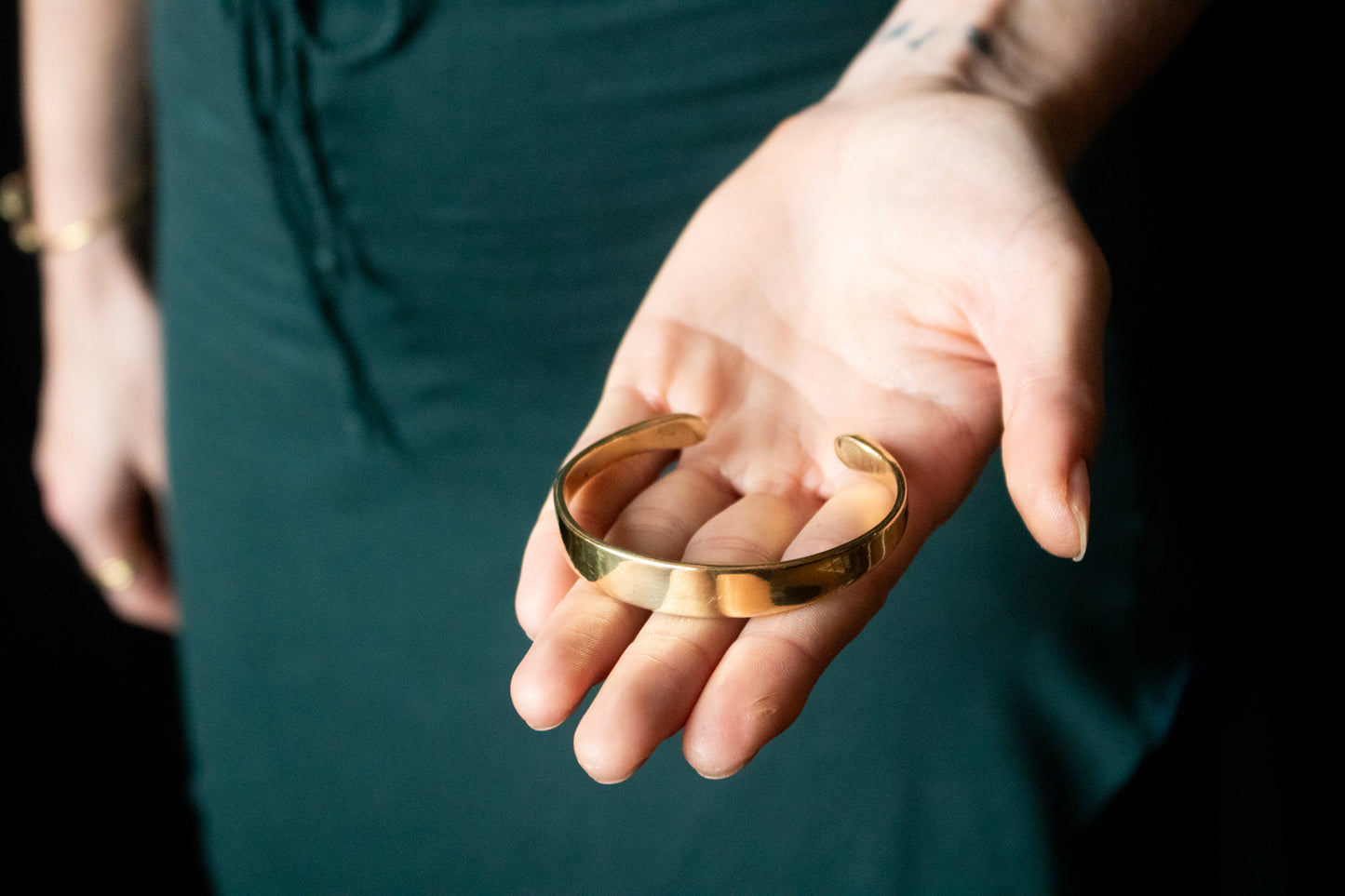 Minimalist Brass Bracelet