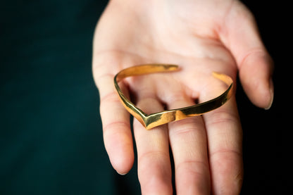 Wave Brass Bracelet